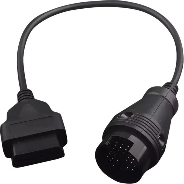 Benz 38-Pin auf 16-Pin OBD2 Diagnose-Adapterkabel in Schwarz für Mercedes-Benz Fahrzeuge - Bild 1