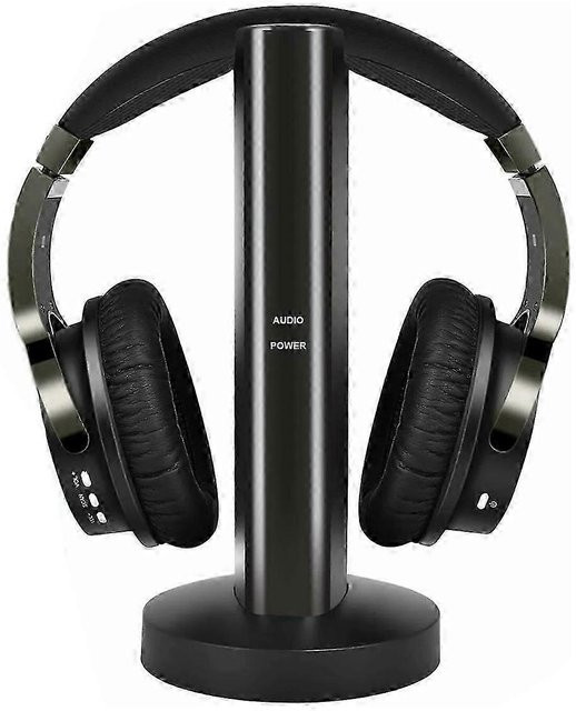 VRAUX Kabellose TV-Kopfhörer mit 2,4G Digitale RF-Technologie für verzögerungsfreien Audio-Genuss in Over-Ear-Bauweise - Bild 1
