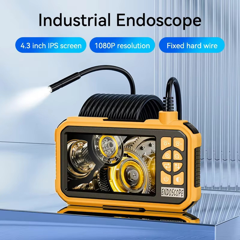KERUI Industrie-Endoskopkamera mit 2 MP Auflösung, 4,3-Zoll-IPS-Bildschirm und 2600 mAh Akku, wasserdichtes Inspektionsendoskop für Rohrleitungen und Autoreparaturen - Bild 6