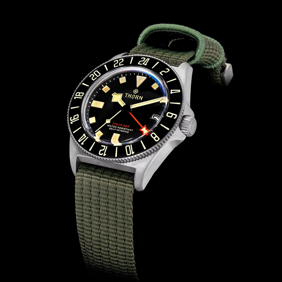 THORN Armbanduhr, Automatik, Titan, 42 mm, GMT, Saphirglas, Keramik, Herren - Bild 3