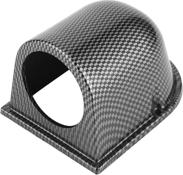 KaiSai Einloch-Armaturenbrett-Anzeigehalterung im Carbonfaser-Stil für Messgeräte, 52mm, Schwarz - Bild 1