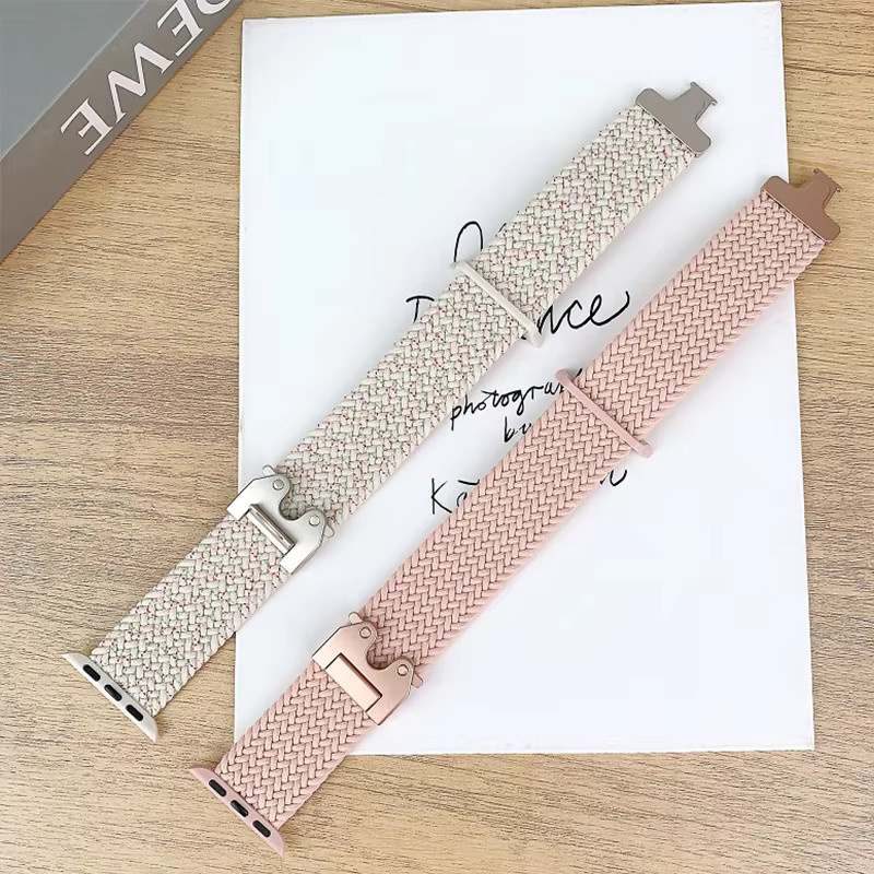 PEO Uhrenarmband Textil, Weiß, Unisex - Bild 3