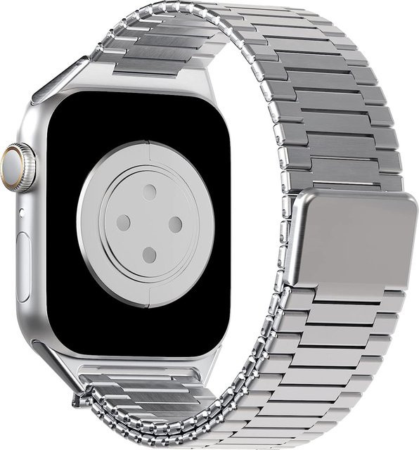 Armband für Apple Watch, Edelstahl, Silber, Unisex - Bild 1