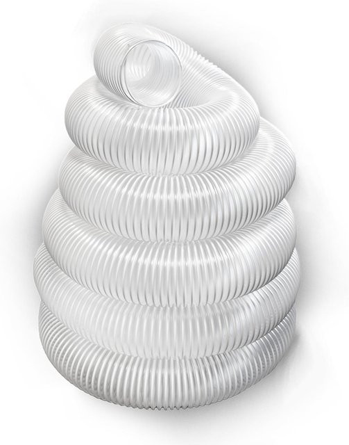 BAMATO Absaugschlauch transparent Durchmesser: 8 cm, Länge: 10 m - Bild 1