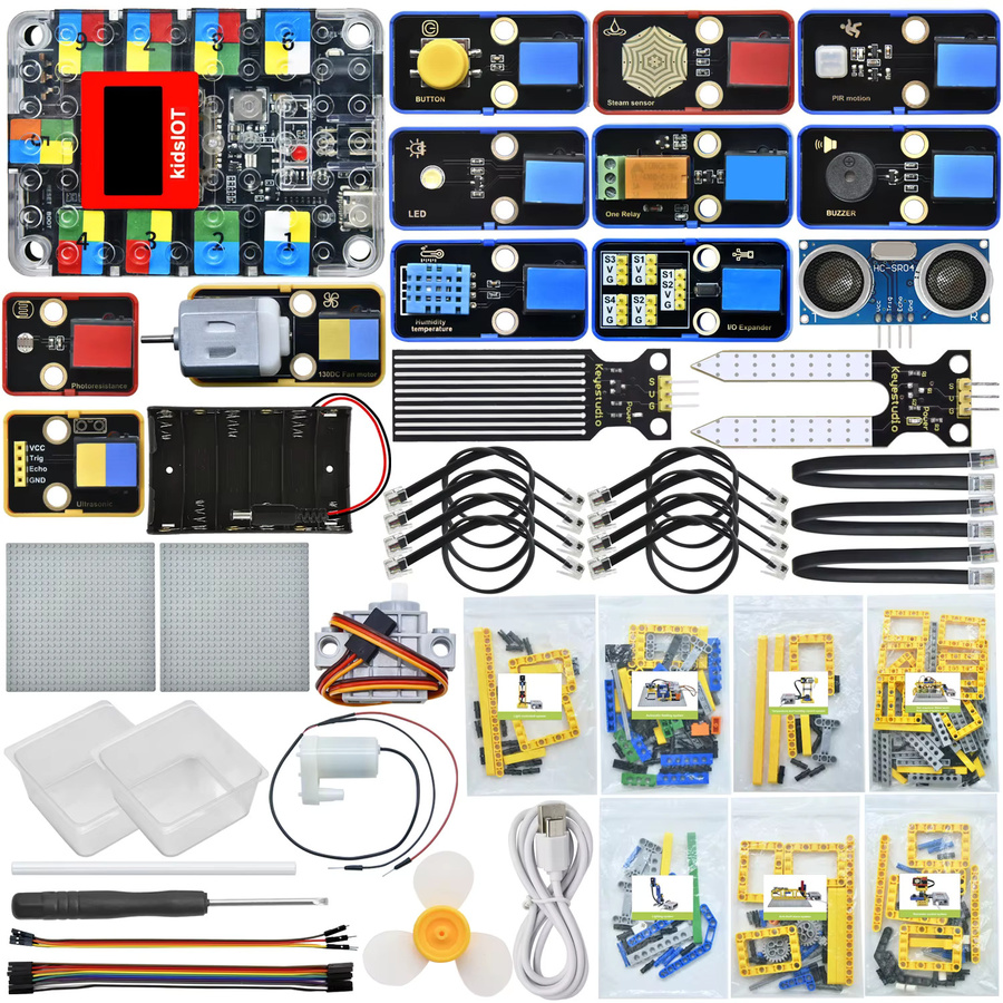 Kidsbits STEM Education Smart Farm Kit Basis, Bauernhof, IOT-Programmierung - Bild 2