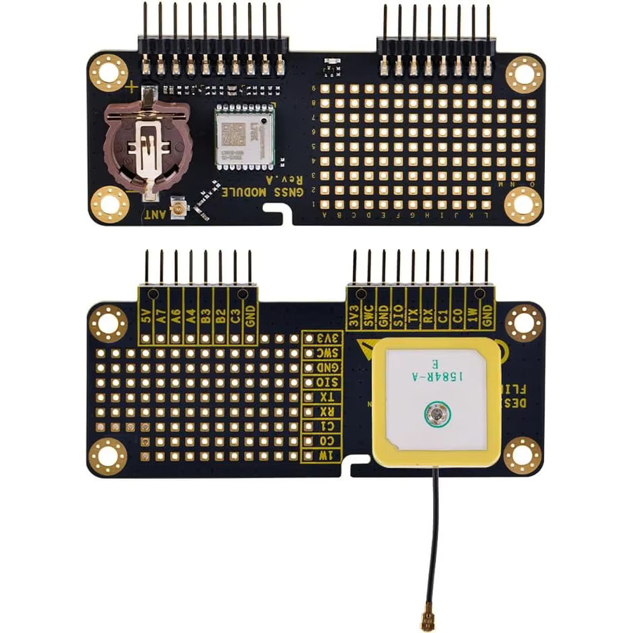 KUXA GNSS-Modul-Empfänger für Flipper Zero mit aktiver Antenne, unterstützt GPS, BeiDou, GLONASS und QZSS, Schwarz - Bild 2