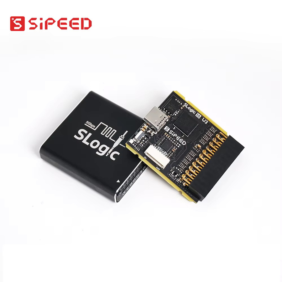 Sipeed SLogic16U3 USB3 Super-Speed Logic Analyzer mit 16 Kanälen, 800 MHz Samplerate und 5 Gbps, Schwarz - Bild 2