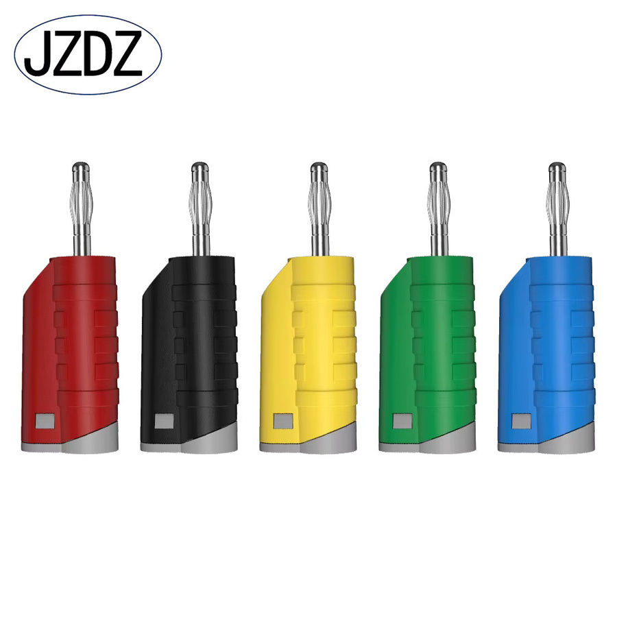 JZDZ 5 Stück stapelbare Sicherheits-Bananenstecker 4 mm für Multimeter-DIY-Montage J.10056 - Bild 1