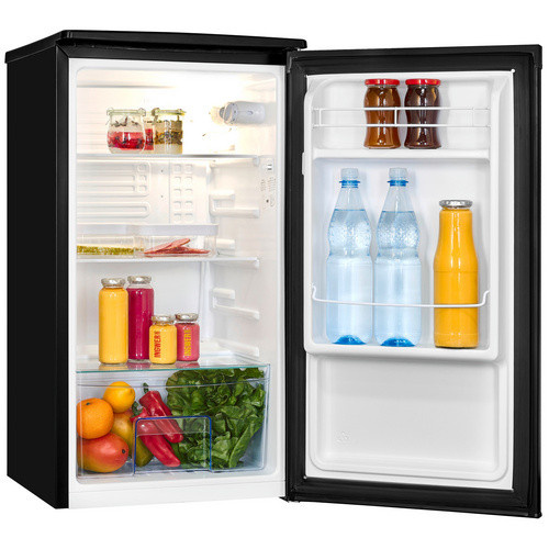 Exquisit Vollraumkühlschrank KS85-V-091E in Schwarz, B/H/T: 45,0 x 84,3 x 45,4 cm, 75 l - Bild 3