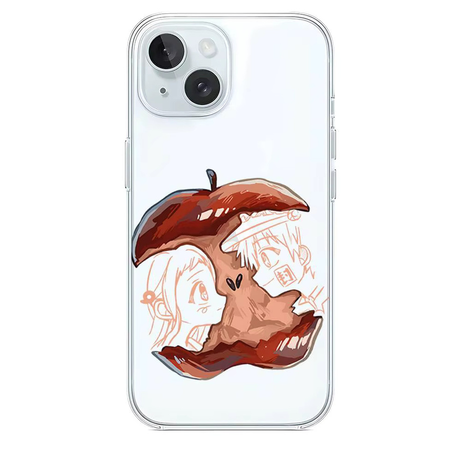 Anime Toilet Bound Hanako Kun Handyhülle für iPhone 15 14 13 12 11 Pro Max Plus Mini Transparente Weiche Schutzhülle - Bild 6