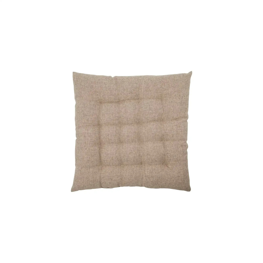 House Doctor Sitzkissen Nova sandfarben mit Füllung aus Baumwollstoff B/B/H: 45 x 45 x 6 cm - Bild 1