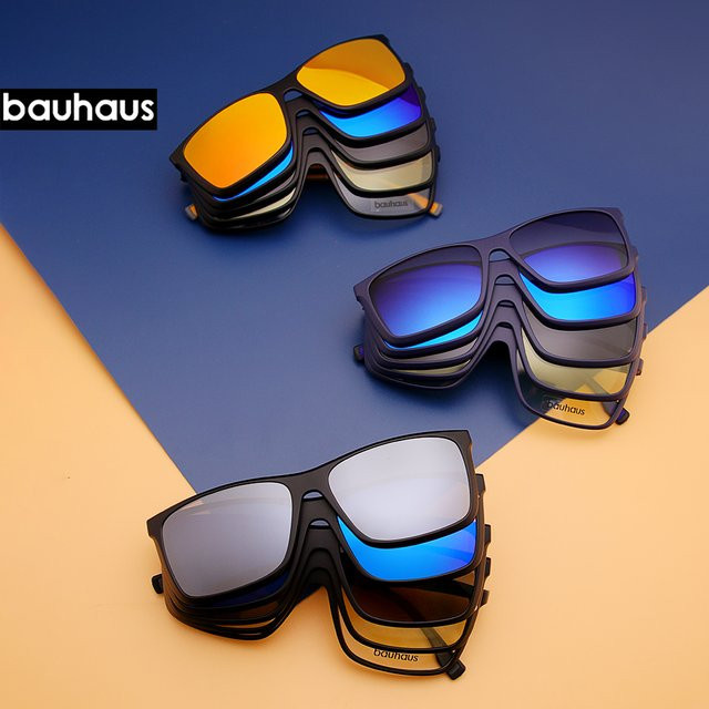 Bauhaus Magnet-Clip Quadratisch, Schwarz - Bild 1