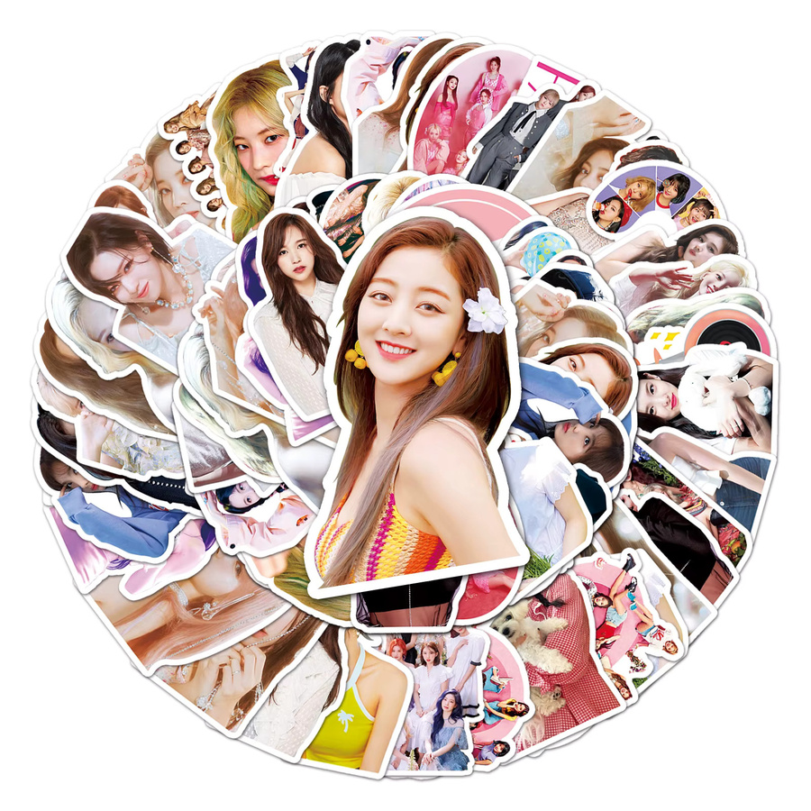 Kpop Sticker Set von 魅隆 mit südkoreanischen Mädchen Gruppen Motiven in Multicolor zur Dekoration von Laptop, Telefon und Gepäck - Bild 2