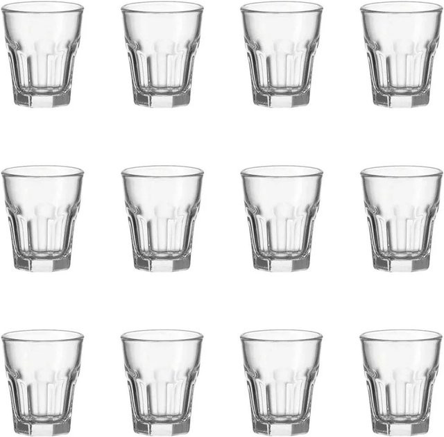 Leonardo Rock Schnapsgläser transparent 12er Set, 50 ml - Bild 1