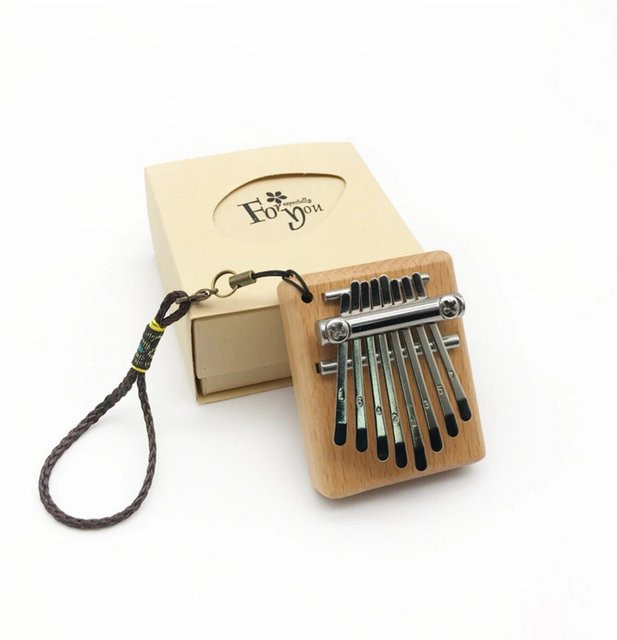 Miwayer Mini Kalimba, 8 Tasten, Daumen Klavier, Instrument, Geschenkset - Bild 1