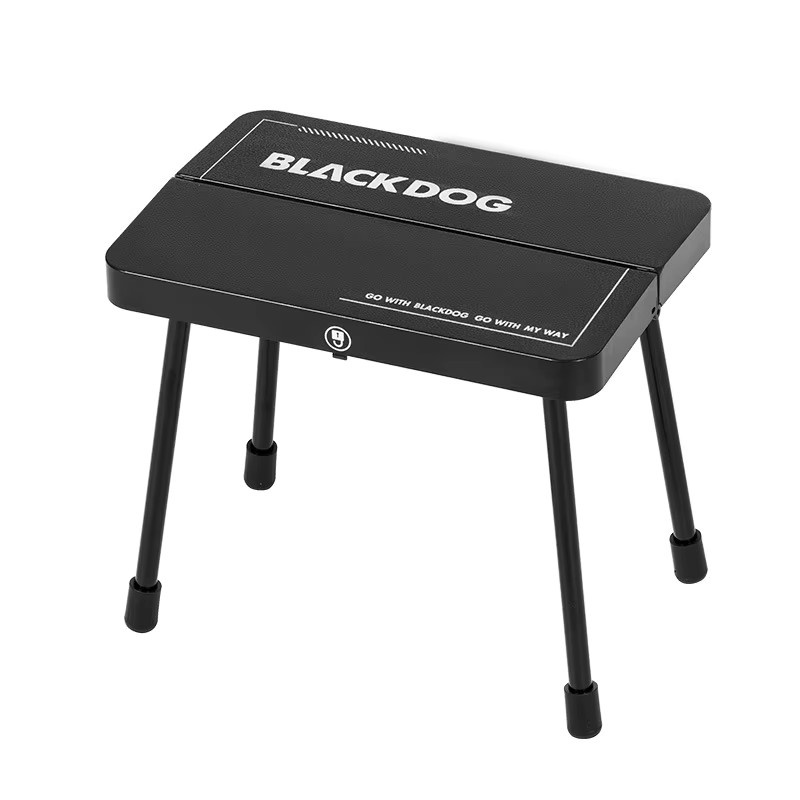 BLACKDOG Outdoor-Klapphocker Pony, ultraleichter Campingstuhl aus Aluminiumlegierung, Schwarz - Bild 2