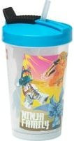 LEGO Ninjago Becher mit Strohhalm Classic Black - Bild 1