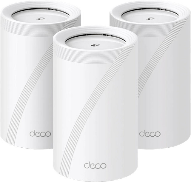 TP-Link Deco BE65 BE9300 Whole Home Mesh Wi-Fi 7 System, Tri-Band Mesh Router, 3er-Pack, Weiß - Bild 1