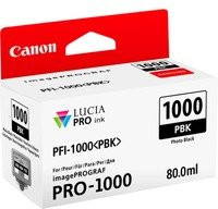 Canon Original PFI-1000PBK Tintenbehälter Photo Schwarz für imagePROGRAF PRO-1000 - Bild 1