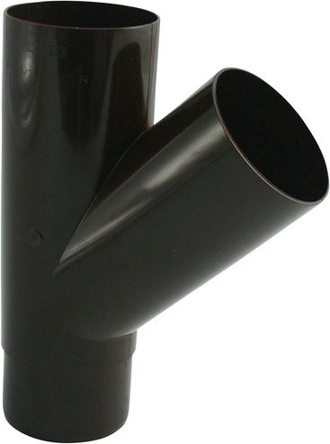 Marley Rohrabzweig 45 Grad DN 105/105 braun aus Kunststoff (PVC) - Bild 1