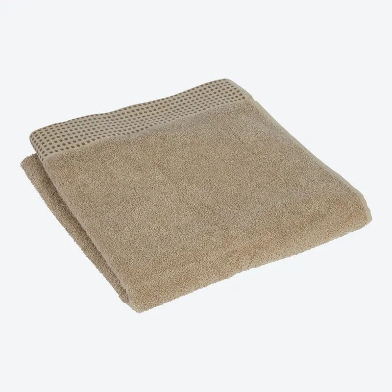 NKD Frottee-Duschtuch MODERN aus Baumwolle in Beige und Braun, B: 70 cm, L: 140 cm - Bild 2