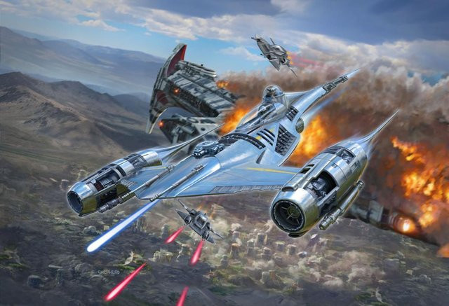 Revell Star Wars The Mandalorian, N1 Starfighter, Bausatz, 1:24, ab 10 Jahren - Bild 5