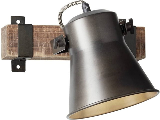 Brilliant Wandleuchte Plow schwarz, 1-flammig, E27, schwenkbarer Kopf, B/H/T: 17 x 24 x 25 cm - Bild 1