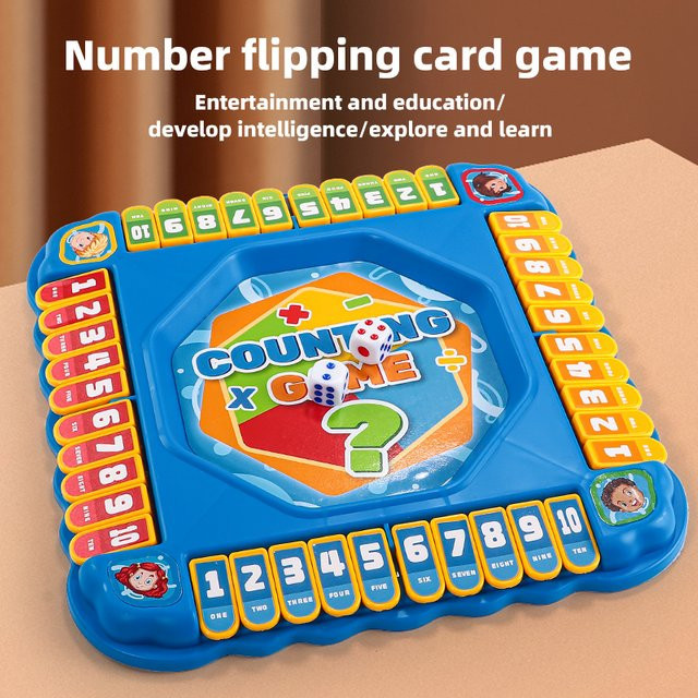 KNYYSECQ Digitales Flip-Karten-Mehrspieler-Tischspiel, Puzzle, Kinderspielzeug - Bild 1