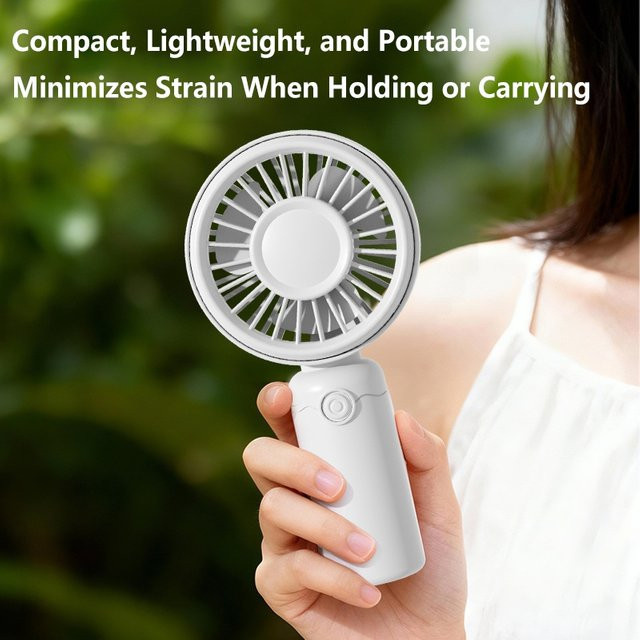 Lenovo Mini-Ventilator tragbarer USB-Akku-Tischventilator leise Orange - Bild 1