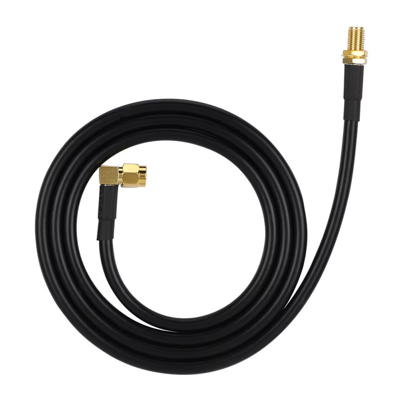YOUTHINK SMA-Buchse auf SMA-Stecker Antennenadapter Koaxial-Verlängerungskabel in Schwarz für Baofeng UV-5R UV-82 UV-9R Plus Walkie-Talkie - Bild 5