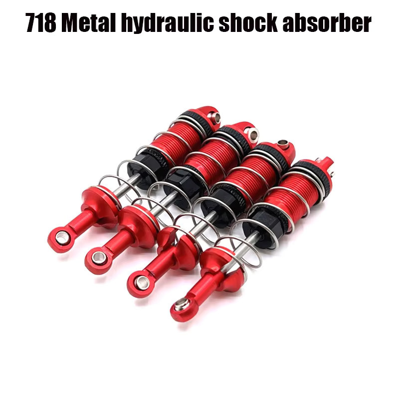MJX H16 RC Auto Metall-Lenkbecher Oberer und Unterer Schwingarm-Set Stoßdämpferhalterung Upgrade-Teile, Rot - Bild 2