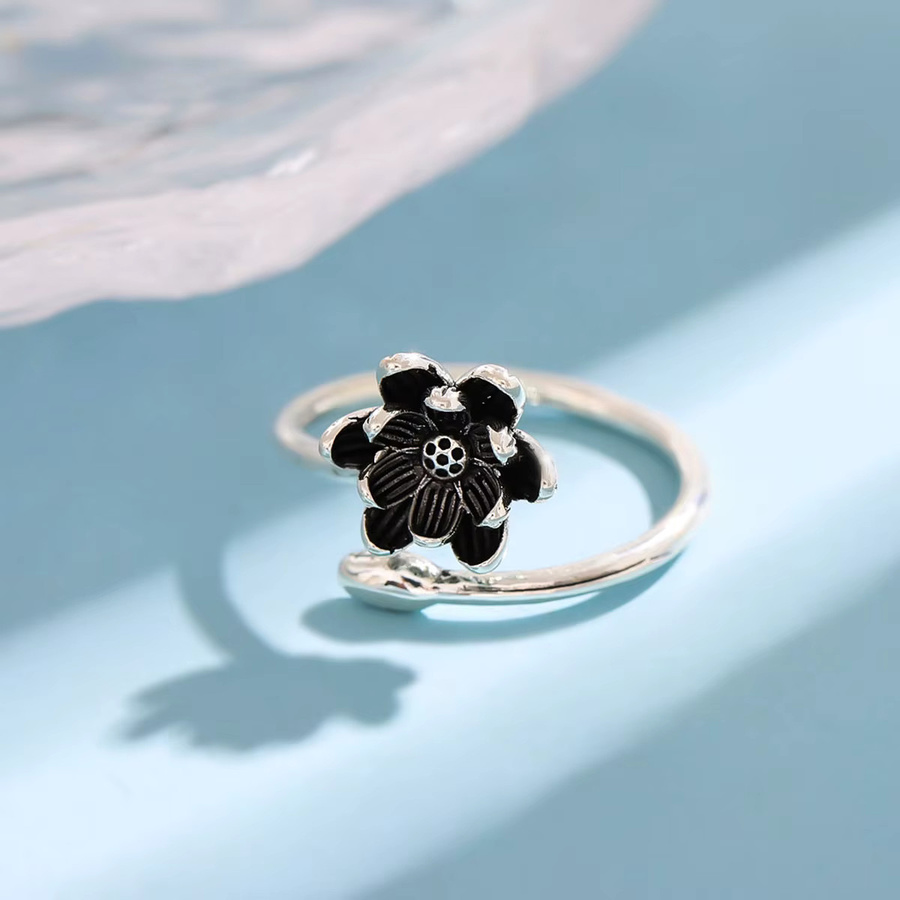 GaGa-Duck Ring, 925 Silber, Lotus, Blume - Bild 2