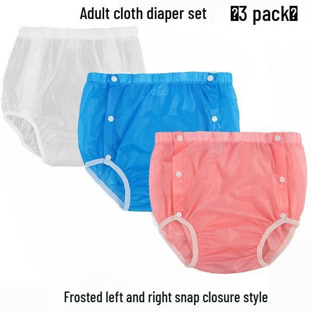 adbl Inkontinenzhosen, L, Unisex, blau/weiß - Bild 1