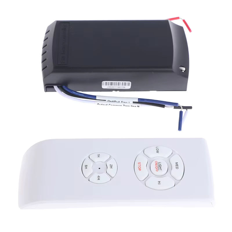 JETTING Universal-Deckenventilator mit Fernbedienung und Timer in Weiß - Bild 3
