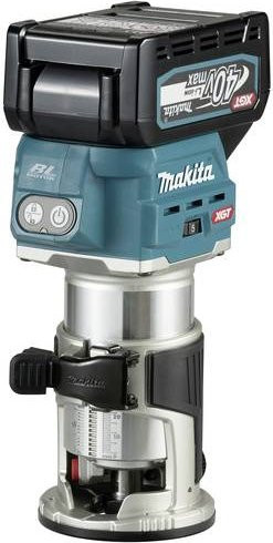 Makita Akku-Multifunktionsfräse 40V max. im MAKPAC mit 2 Akkus à 4,0 Ah und Ladegerät, Aufnahme 6mm - Bild 1