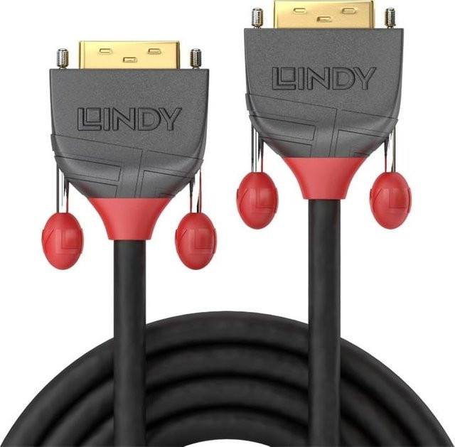 Lindy Anthra Line DVI-D Dual-Link Anschlusskabel Schwarz 7,5 m - Bild 3