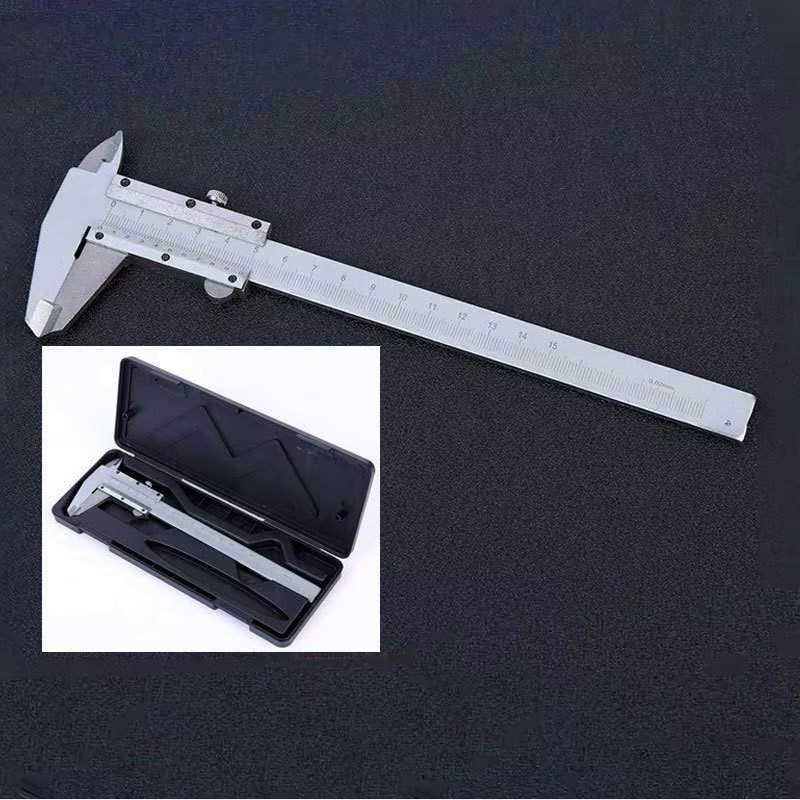 Digitaler Metall Messschieber in Silber mit 150 mm Messbereich für professionelle Messungen in der Holzbearbeitung - Bild 4