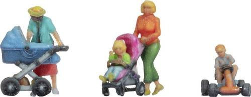 NOCH Mütter mit Kindern Bemalt, Sitzend, Stehend, Bunt / Mehrfarbig, 1:87 (Spur H0) - Bild 1