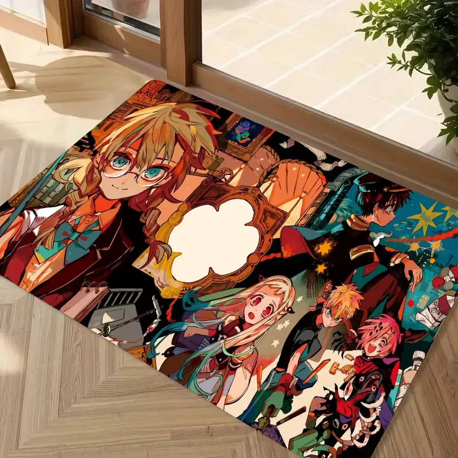 Rutschfeste Bodenmatte Anime Toilet-Bound Hanako-kun für Wohnzimmer, Küche oder Badezimmer, Mehrfarbig - Bild 2