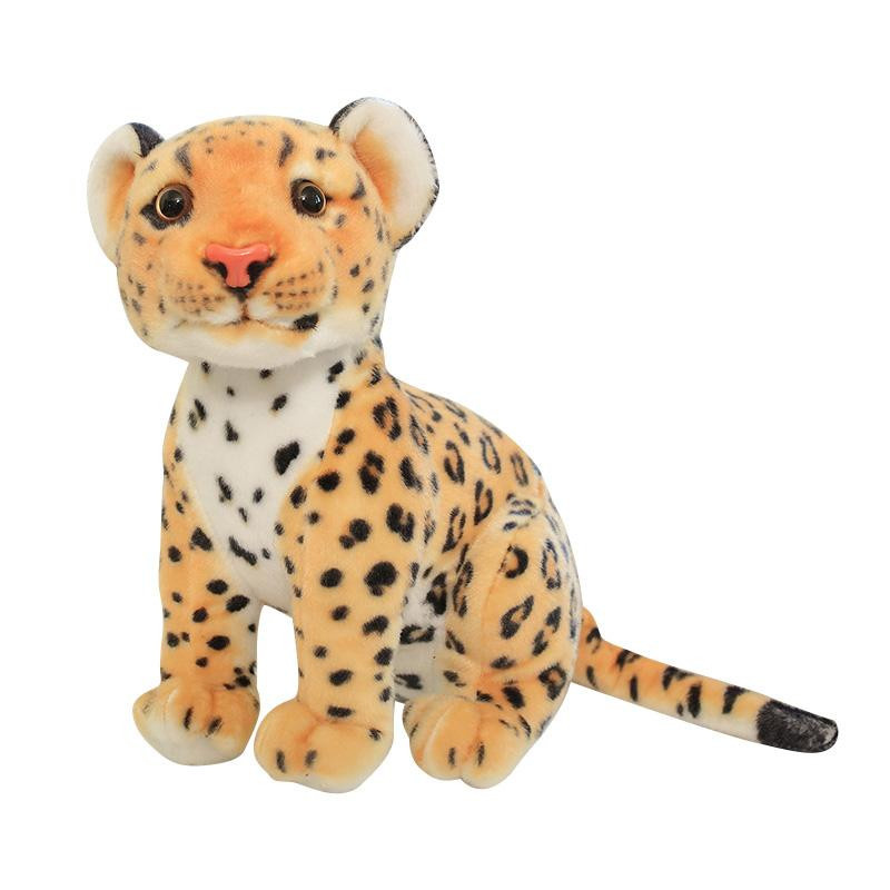 Pangcangshu Tierpuppe Leopard & Löwe Plüschtier 23cm 3–6 Jahre - Bild 1