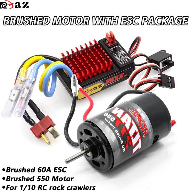 RCXAZ Brushed Power Kit 550 Motor, RC Auto Upgrade-Teile - Bild 1