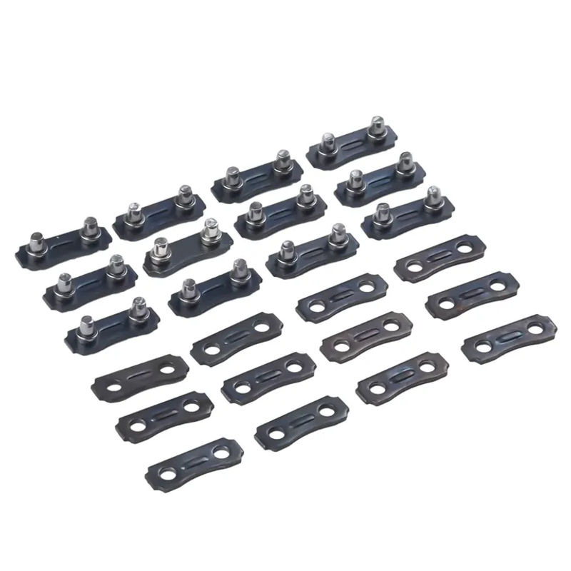 12er-Set VIBRATITE Kettensägen-Kettenverbindungsstücke 3/8 LP .050 Zoll in Silber aus Metall - Bild 3