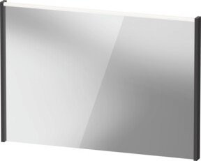 Duravit LED-Badspiegel D-Code 2.0 in Graphit, B/H/T: 100 x 70 x 5 cm - Bild 1