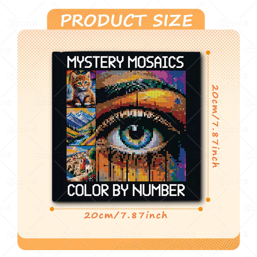 MYSTERY MOSAIC COLOR Malen nach Zahlen Set für Erwachsene in Multicolour - Bild 2