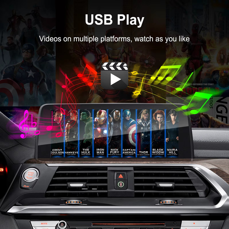 ANYFAR Kabelloses CarPlay und Android Auto Nachrüstkit Decoder-Box für BMW NBT-System mit Mirror Link Unterstützung - Bild 5