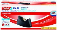 Tesa Tischabroller Easy Cut Curve Schwarz mit Klebefilmrolle 33 m x 19 mm - Bild 2