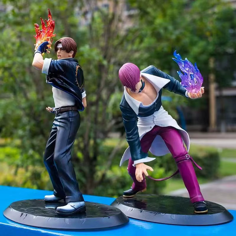 Bandai The King of Fighters Kyo Kusanagi Iori Yagami Asamiya Actionfiguren, PVC Modell, Bunt / Mehrfarbig - Bild 4