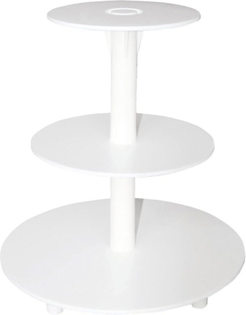 Schneider Tortenständer rund in Weiß aus Kunststoff mit Durchmesser: 34,0 cm und Höhe: 3,0 cm - Bild 1