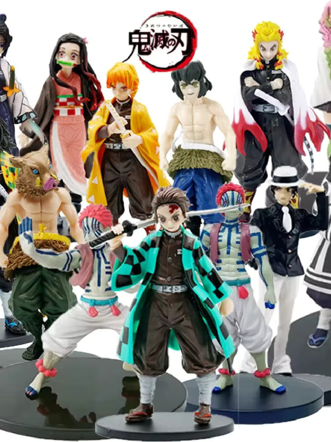 Bandai Demon Slayer Kamado Tanjirou mit Agatsuma Zenitsu und Nezuko, Actionfiguren, Set / Bundle - Bild 5