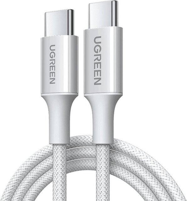 UGREEN L501 USB-C auf USB-C Daten- und Ladekabel, 60W, Grau, 2m - Bild 1